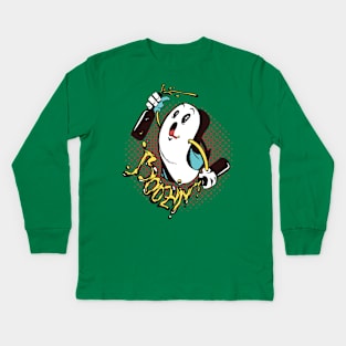 Boozin' Halloween T-shirt Kids Long Sleeve T-Shirt